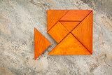 misfit concept with tangram
