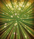 Grunge stars and green lines