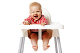 Baby Sitting on Chair