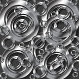 Abstract metallic silver vector background