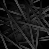 Dark striped tech vector background
