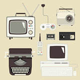 Retro devices collection