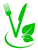 vegetarian food sign