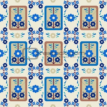 oriental style seamless pattern vector