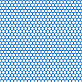 Honeycomb seamless pattern in blue color