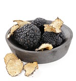 expensive rare black truffle mushroom - gourmet vegetable