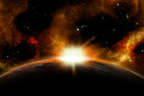 3D space background