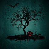 Grunge Halloween background 