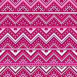 Pink background with zig zag lines and dots