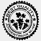 Stamp for Argentinian wine