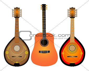 guitar and two Mandalina