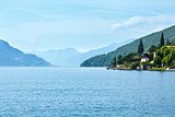 Lake Como (Italy) view from ship
