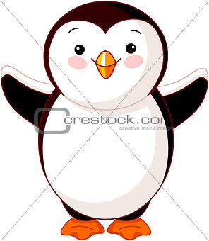 Cute baby penguin 