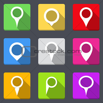 Map Pins Icons