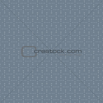 Seamless Blue Pattern with Dots