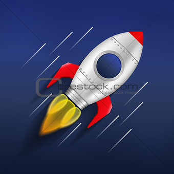 Rocket in Space
