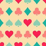 Playing cards pattern