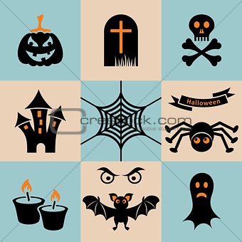 Halloween icons