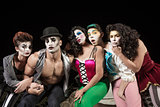 Five Serious Cirque Clowns