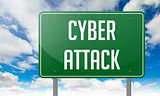Cyber Attack on Highway Signpost.