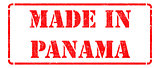 Made in Panama on Red Stamp.