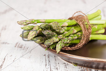 Fresh asparagus.