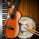 Musical Instruments Background