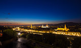 Florence cityscape at dawn