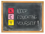 kepp educating yourself - KEY
