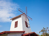 windmill and blue sky