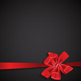 Abstract Background with Red Gift Ribbon . Vector illustration