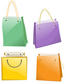 Paper bag for shopping