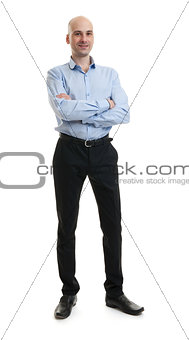 full length portrait of a businessman