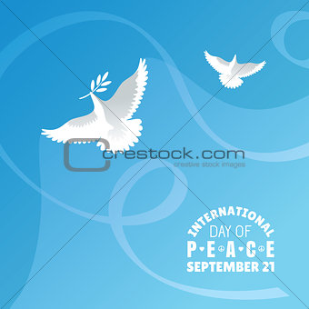 International Day of Peace background