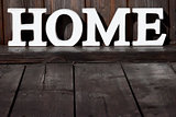 Background Wood texture Text HOME