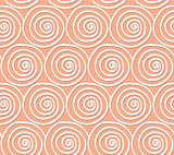 Circles and swirls vintage seamless pattern 