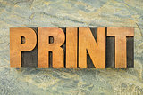print word typoigraphy