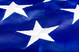 part of the U.S. flag with the stars macro