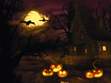 Halloween witch house