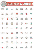 Business and office  icon set