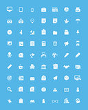 Simple business and office  icon set