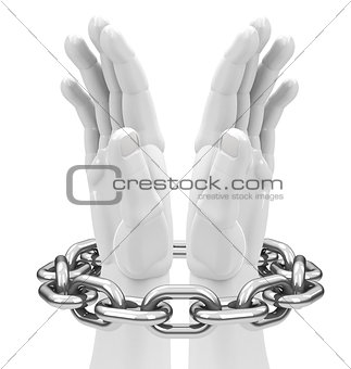 chained hands