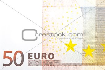 one banknote 50 euro