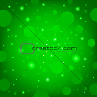 circular effects green background