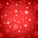 circular effects red background