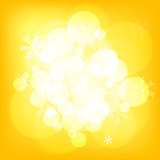 Abstract yellow christmas background