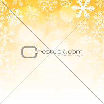 Abstract yellow christmas background