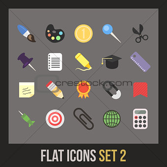 Flat icons set 2