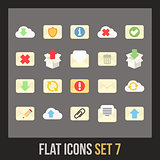 Flat icons set 7