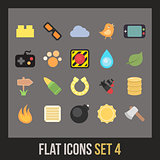 Flat icons set 4